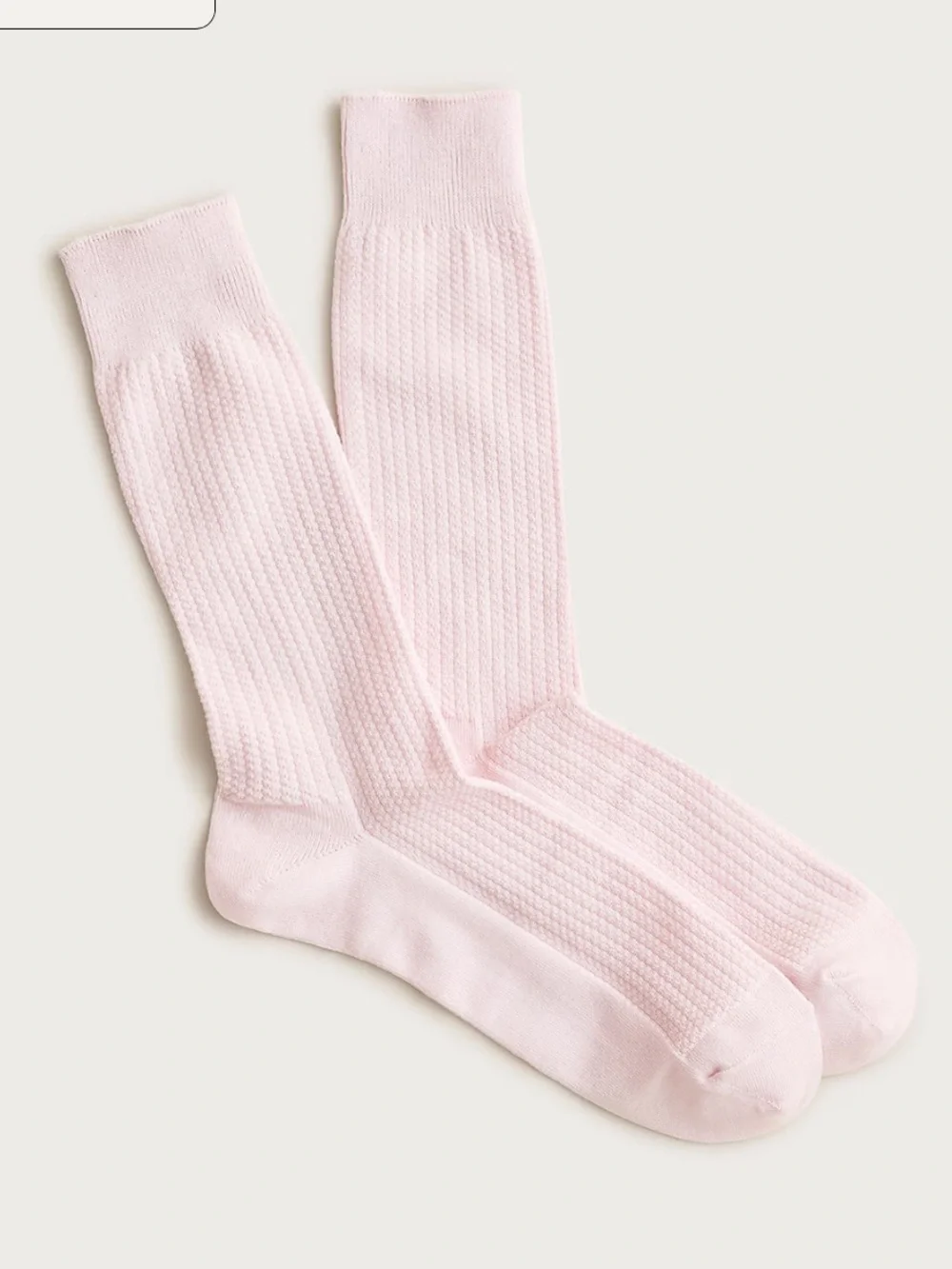 J crew pink blush Texture-stripe socks